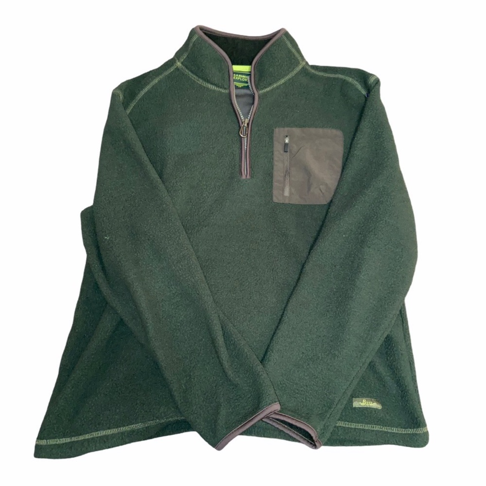 G. H. Bass & Co fleece pull over jacket